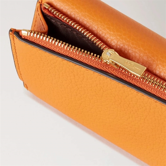 Mulberry Folded Multi-Card Wallet Sunset Small Classic Grain